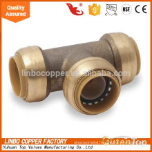 Pneumatic air hose fitting tee quick coupling hose connectors